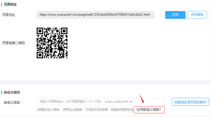自定义域名
